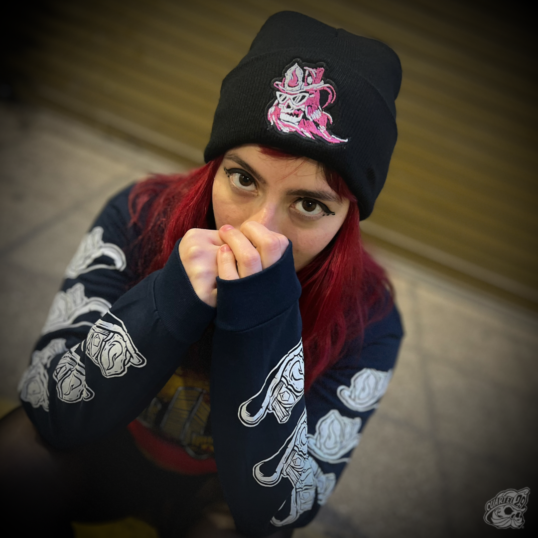 GORRO BEANIE NEGRO "LA BANDÍA"