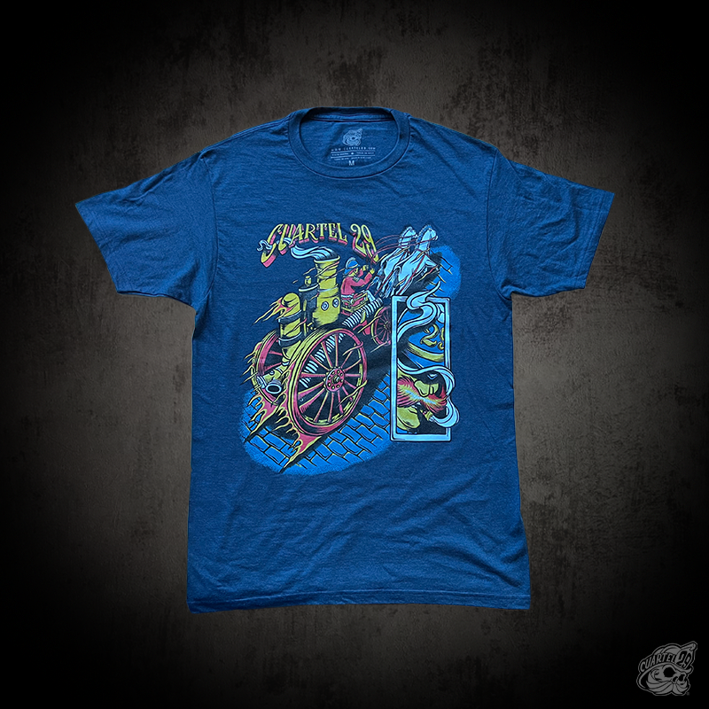 LA BOMBA A VAPOR- AZUL JASPE