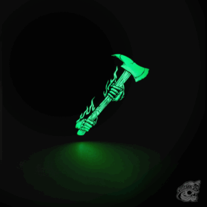 STICKER FOTOLUMINISCENTE HACHA