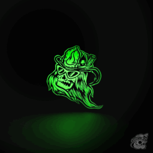 STICKER FOTOLUMINISCENTE CRÁNEO LA BANDÍA