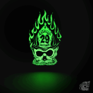 STICKER FOTOLUMINISCENTE EL MALDITO