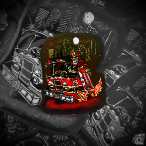 STICKER CON BARNIZ SECTORIZADO "LA BANDÍA"