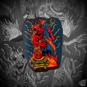 STICKER CON BARNIZ SECTORIZADO "LA BESTIA"