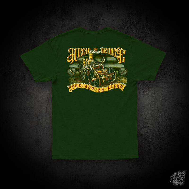 HECHO DE BRONCE VERDE