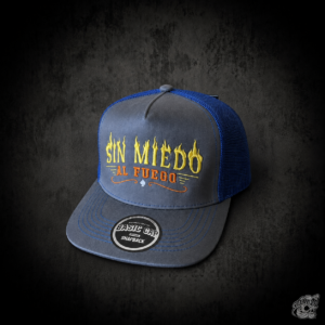 SNAPBACK CAP GRIS-AZUL